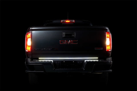 Putco 48in Red Blade LED Tailgate Light Bar for Ford Turcks w/ Blis and Trailer Detection - 92010-48