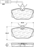 StopTech Street Brake Pads - 308.08772