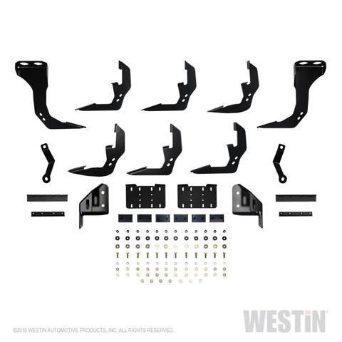 Westin 2019 Chevrolet Silverado/Sierra 1500 Crew Cab (5.5ft) R5 Modular Nerf Step Bars - SS - 28-534680