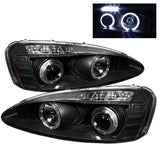 Spyder Pontiac Grand Prix 04-08 Projector Headlights LED Halo LED Blk PRO-YD-PGP04-HL-BK - 5011664