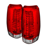 Spyder Chevy Avalanche 07-13 LED Tail Lights Red Clear ALT-YD-CAV07-LED-RC - 5032478