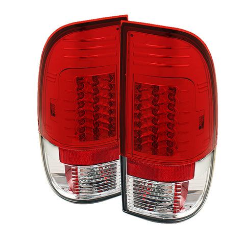 Spyder Ford F150 Styleside 97-03/F250 Version 2 LED Tail Lights Red Clear ALT-YD-FF15097-LED-G2-RC - 5029140