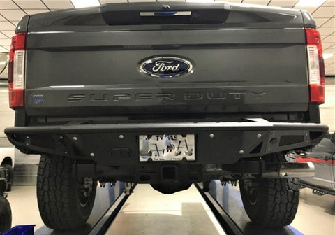 N-Fab RBS-H Rear Bumper 2017 Ford F250/F350 Super Duty - Tex. Black - F17RBS-H-TX