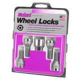 McGard Wheel Lock Bolt Set - 4pk. (Cone Seat) M12X1.25 / 17mm Hex / 22.0mm Shank Length - Chrome - 27216