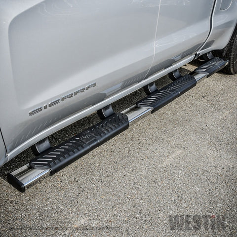 Westin 2019 Chevrolet Silverado/Sierra 1500 Crew Cab (5.5ft) R5 Modular Nerf Step Bars - SS - 28-534680