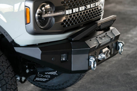 DV8 Offroad Bull Bar Add-On For DV8 Ford Bronco Bumpers - Fits 13in Elite Series Light Bar - LBUN-01