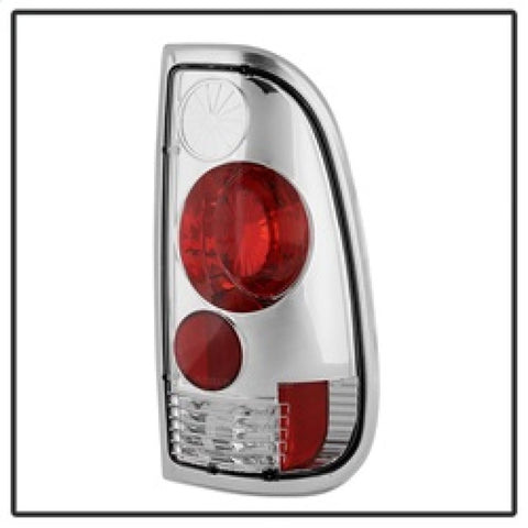 Spyder Ford F150 side 97-03/F250/350/450/550 Super Duty 99-07 Euro Tail Lights Chrm ALT-YD-FF15097-C - 5003355