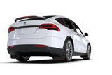 Rally Armor 2022 Tesla Model X Black UR Mud Flap w/ White Logo - MF102-UR-BLK/WH