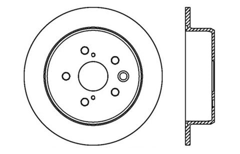 StopTech Drilled Sport Brake Rotor - 128.44142R