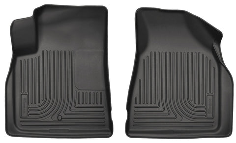 Husky Liners 09-14 Chevy Traverse/07-14 GMC Acadia Weatherbeater Black Front Floor Liners - 18211