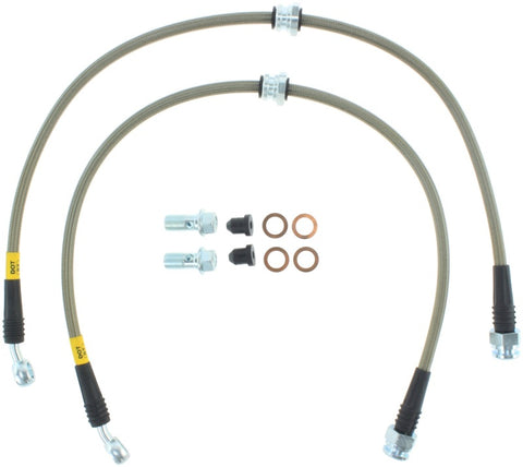 StopTech Stainless Steel Rear Brake lines for 03 MazdaSpeed Protege - 950.45501