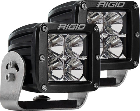 Rigid Industries Dually HD Black- Flood - Set of 2 - 222113