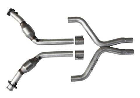 BBK 11-14 Mustang 3.7 V6 High Flow X Pipe With Catalytic Converters - 2-1/2 - 1814