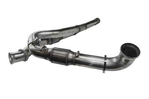 Kooks 10-14 Ford Raptor SVT 6.2L 4V ALL 3in SS OEM Exhaust GREEN Cat Y Pipe - 13523300