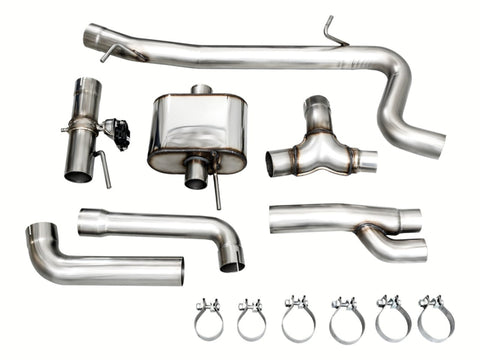 AWE Tuning Audi 22-23 8Y RS3 Cat-Back SwitchPath Exhaust (No Tips) - 3025-31389