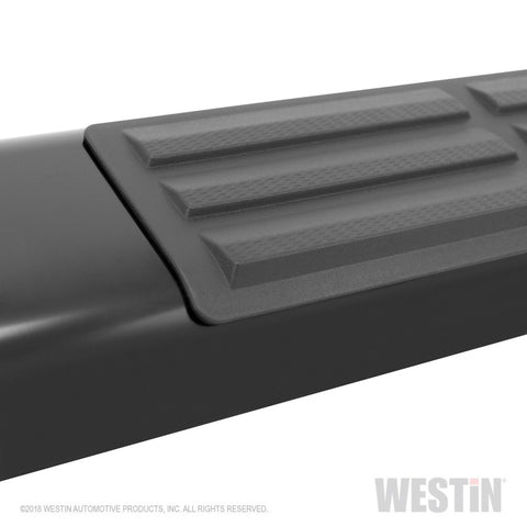 Westin Premier 6 in Oval Side Bar - Mild Steel 75 in - Black - 22-6025