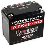 Antigravity YTX12 High Power Lithium Battery w/Re-Start - AG-ATX12-HD-RS