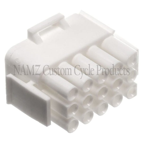 NAMZ AMP Mate-N-Lock 15-Position Female Wire Plug Connector w/Wire & Interface Seals - NA-350736-1