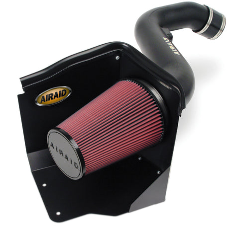 Airaid 2006 Chevy Duramax/04-05 GMC Duramax 6.6L LLY CAD Intake System w/ Tube (Dry / Red Media) - 201-154