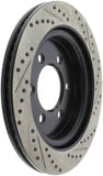 StopTech Slotted & Drilled Sport Brake Rotor - Right Rear - 127.65153R