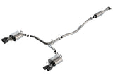 Borla 18-20 Toyota Camry XSE 3.5in Tip Dual Split Rear Exit Cat Back S-Type Exhaust Black Chrome - 140823BC