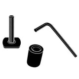 Thule Adapter Kit - T-Track Accessory Kit for All Thule Aluminum Bars - Black - XADAPT12