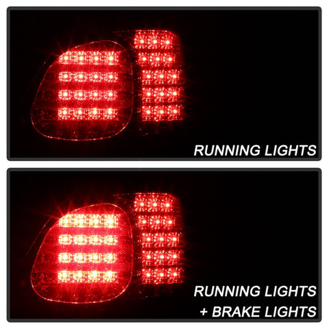 Spyder Lexus GS 300/400 98-05 LED Tail Lights Red Clear ALT-YD-LGS98-LED-RC - 5005731