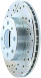 StopTech Select Sport 96-00 Honda Civic DX/HX Coupe Slotted and Drilled Right Front Rotor - 227.40023R