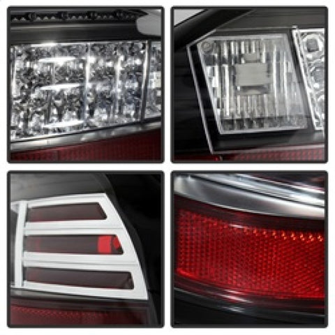 Spyder Pontiac Grand Prix 97-03 LED Tail Lights Black ALT-YD-PGP97-LED-BK - 5007148