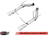 AWE Tuning S197 Mustang GT Axle-back Exhaust - Track Edition (Chrome Silver Tips) - 3020-32040