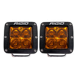 Rigid Industries D-Series Spot w/ Amber PRO Lens (Pair) - 20252