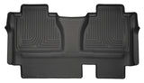 Husky Liners 14-15 Toyota Tundra Double Cab Pickup Weatherbeater Black 2nd Seat Floor Liners - 19561