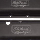 Edelbrock Valve Cover Victor Series Chevrolet 1965 and Later 396-502 V8 Low Black - 41813