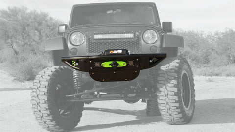 Addictive Desert Designs 07-18 Jeep Wrangler JK Venom Front Bumper w/ Winch Mount - F952271370103