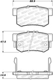 StopTech Sport Brake Pads w/Shims and Hardware - Front - 309.05361