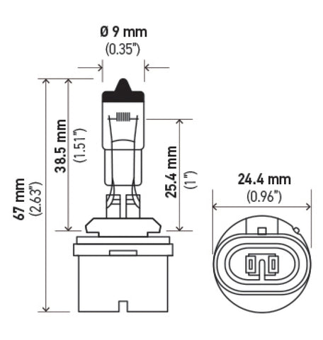 Hella Bulb 893 12V 375W Xen Wht Xb (2) - H71071232