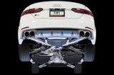 AWE Tuning Audi B9 S5 Sportback Track Edition Exhaust - Non-Resonated (Black 102mm Tips) - 3010-43062