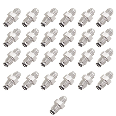 Russell Performance -6 AN (male to 5/8in-18 O-ring seal) Power Steering Adapter (25 pcs.) - 648039