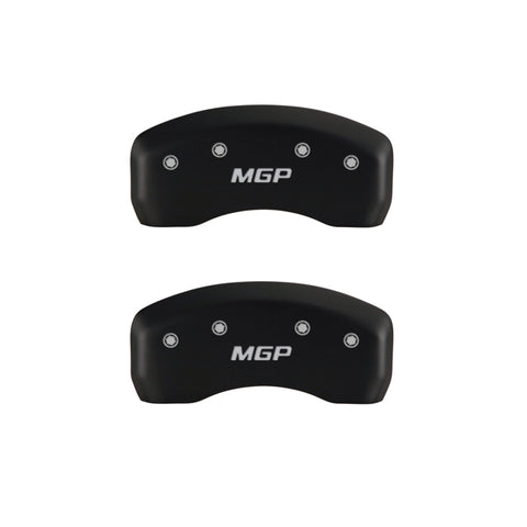 MGP 4 Caliper Covers Engraved Front & Rear MGP Red finish silver ch - 11214SMGPRD