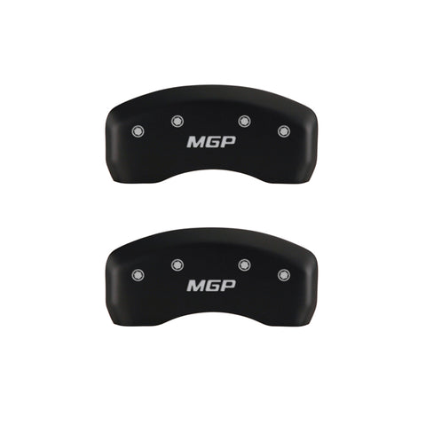 MGP 4 Caliper Covers Engraved Front & Rear MGP Red finish silver ch - 10220SMGPRD