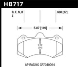 Hawk AP Racing CP7040D54 HPS 5.0 Brake Pads - HB717B.660