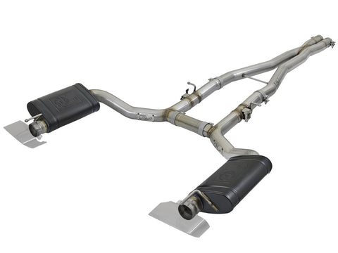 afe POWER MACH Force-Xp 15-17 Dodge Challenger Hellcat V8-6.2L 304 SS Cat-Back Exhaust System - 49-32053