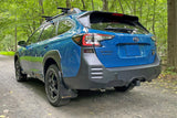 Rally Armor 2022 Subaru Outback Wilderness Black Mud Flap Blue Logo - MF76-UR-BLK/BL