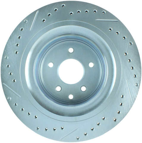 StopTech Select Sport 08-13 Infiniti G37 Slotted and Drilled Left Rear Brake Rotor - 227.42101L