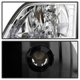 Xtune Ford F150 97-03 Crystal Headlights w/ Clear LED Corners Chrome HD-ON-FF15097-LED-SET-C - 5014191