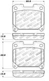 StopTech Performance 5/93-98 Toyota Supra Turbo Rear Brake Pads - 309.06300