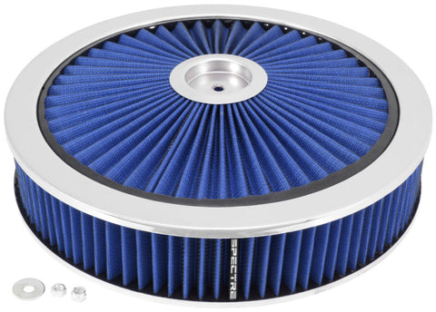 Spectre ExtraFlow HPR Air Cleaner Assembly 14in. x 3in. - Blue - 47626