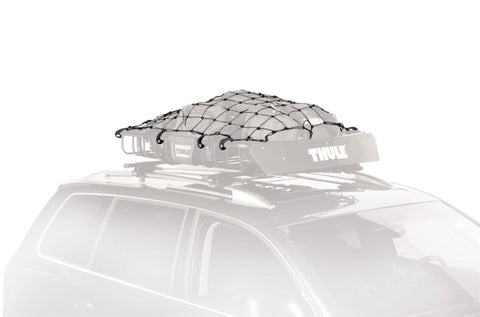 Thule Stretch Cargo Roof Basket Net - Black (Works w/ 1-1/4in. Basket Tubing or Smaller) - 692