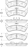 StopTech Street Brake Pads - 308.06670