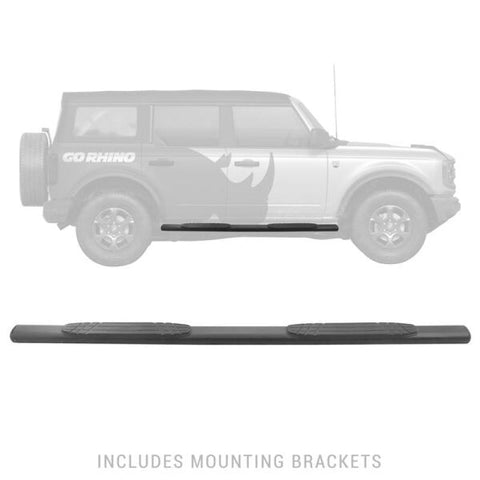 Go Rhino 18-20 Jeep Wrangler JLU 1000 Series Side Steps - Tex Blk - 10473T